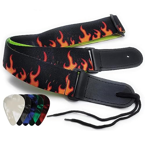 Image of DEVICE OF URBAN INFOTECH Guitar Strap Belt for Acoustic & Electric Guitar Adjustable Buckle Guitar Strap Modern Design Guitar Belt For Acoustic /Bass /Electric Guitars