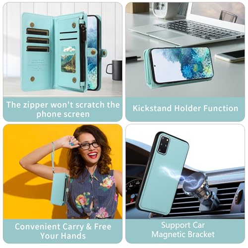 Coque Samsung Galaxy S20 Plus Asuwish CSYBYW008 US Vert silicone durable - 5