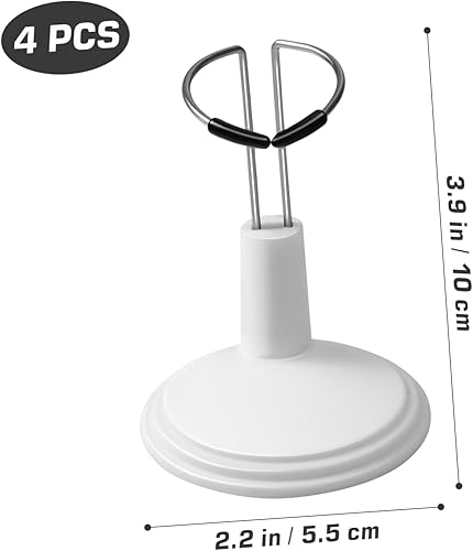 Miniatura 2 de Gadpiparty 4 soportes ajustables para muñecas, soporte de exhibición de metal de 5.9 pulgadas para figuras de acción, BJD, muñecas de anime, marco