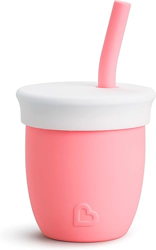 Miniatura 9 de Munchkin Cest - Taza de entrenamiento abierta con popote para bebés y niños pequeños de 6 meses  4 onzas menta