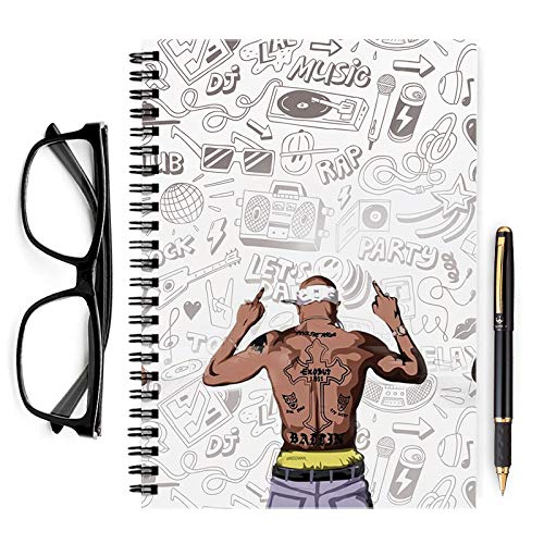 Color Empire Premium Printed Notebook Diaries | Music World | A5 Notebook | Unrulled Diary