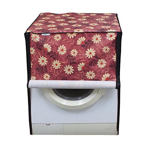 Image of Lithara Waterproof Front Load Washing Machine Cover For 5 Kg, 5.2 Kg, 5.5 Kg (Design 18)