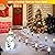 USOKYO 30Ft C9 Led Christmas Pathway Lights Outdoor, 20 Warm White Bulbs Waterproof Connectable Christmas Walkway Lights with Stakes for Yard Lawn Sidewalk Driveway Christmas Decorations