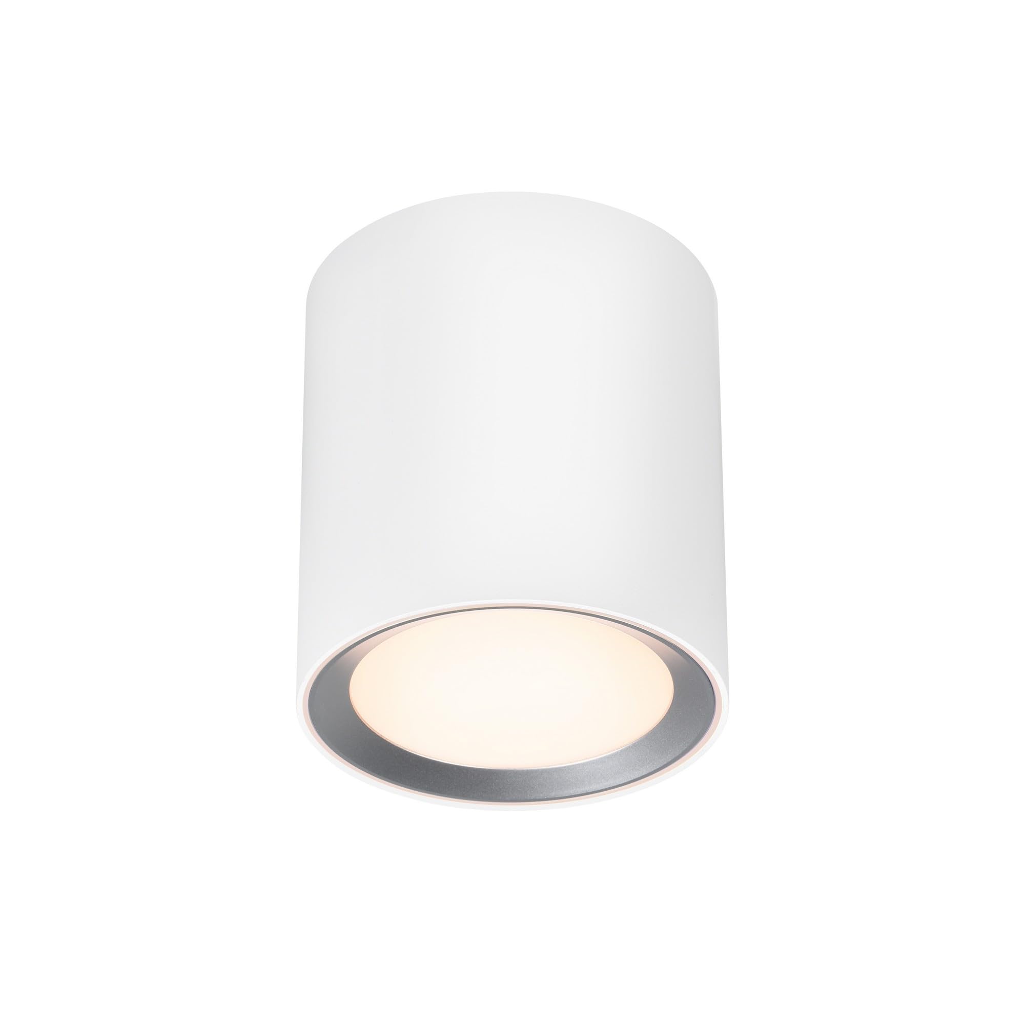 Nordlux Landon Down Light White Metal Bathroom LED IP44 2700k Mains