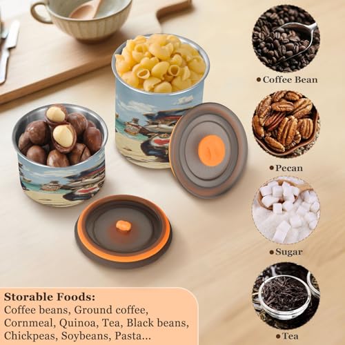 Contenedor Hermético de Acero para Café 17oz miniatura 6