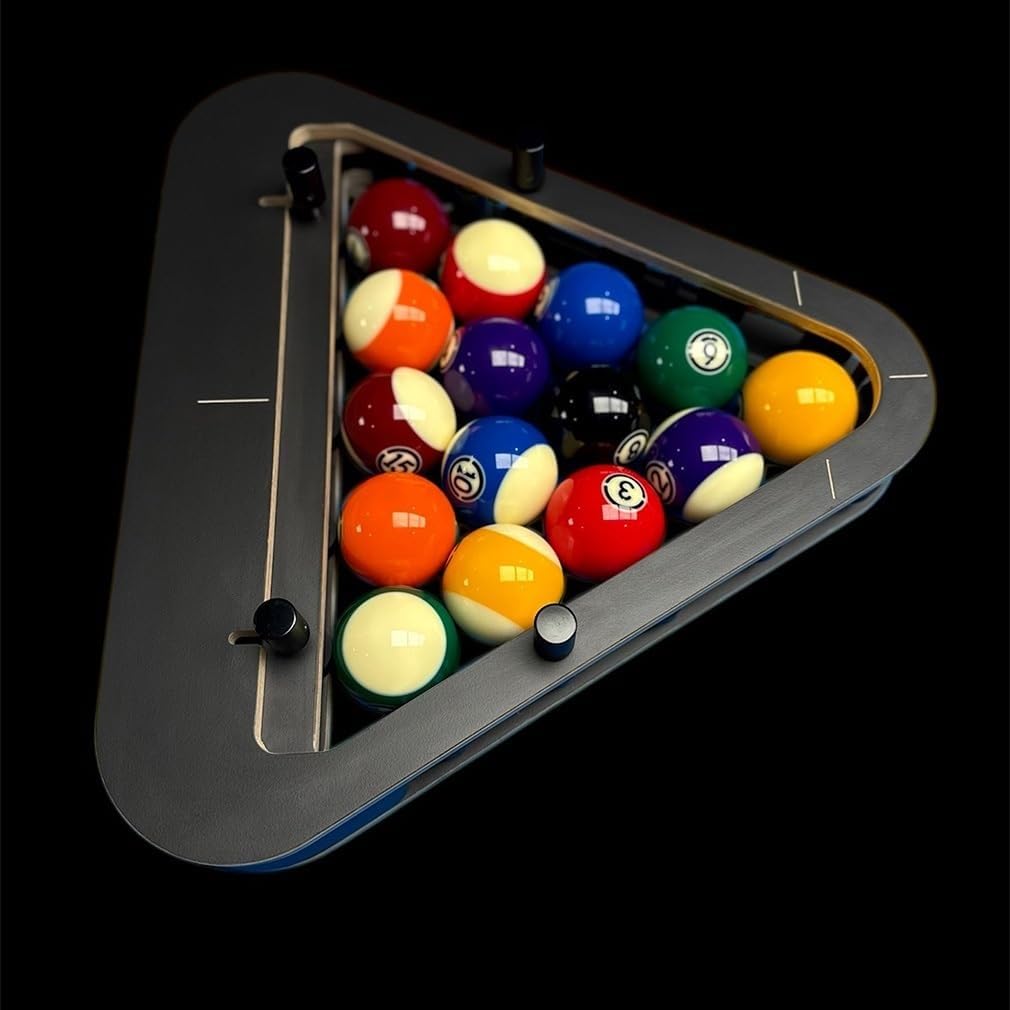 Bitman-Rack 9-Ball PRO Sistema di Rack per Biliardo di Precisione Legno Massello 8-Ball/9-Ball