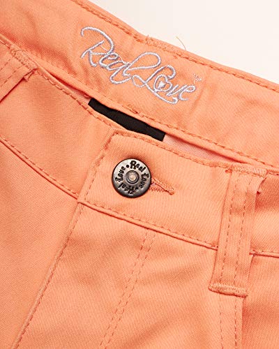 Short de sarja super elástico Real Love Girls, Soft Orange Sorbet, 10