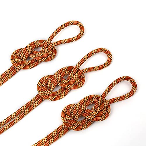 Paracord,Kletterseil,Climbing Rope Klettern Dynamisches Seil im Freien Wandern 9,8mm 10.5mm Durchmesser Power Seil Hohe Festigkeit Kabel Lanyard Safety Seil Survival Seil