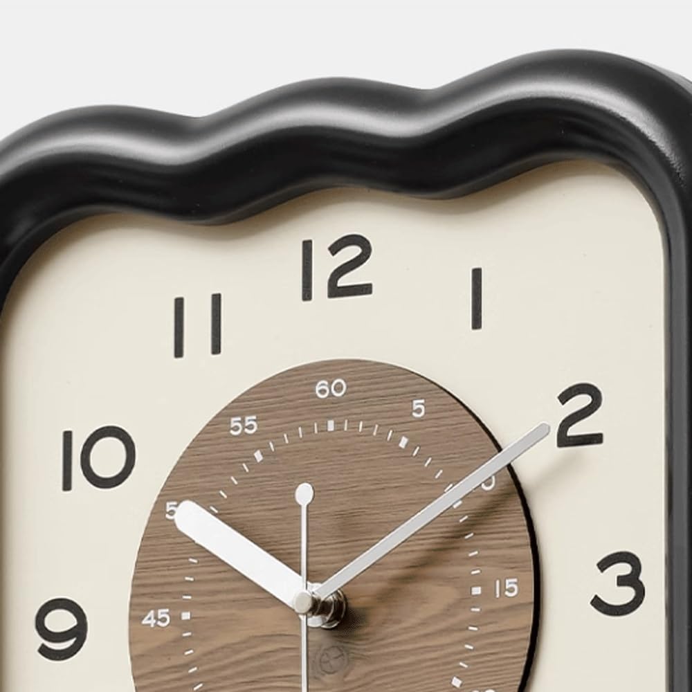 ZENY896V Reloj Cocina Reloj de Pared casero Retro Simple for Sala Estar(Blanco,Grande)