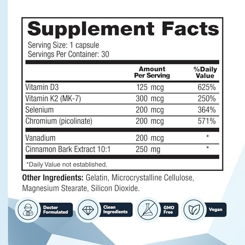 image for Barton Nutrition CinnaChroma Capsules - Cinnamon Supplements with 10:1