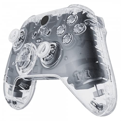 Image of MODDEDZONE Custom Wireless UNMODDED Controller for Xbox One S /X and PC - Exclusive and Unique Designs - The Perfect Gaming Gift for Enthusiasts Clear Full