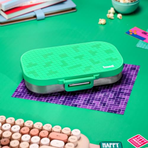 Image of Basil Bento Ace 2C Steel Lunch Box - Retro Stack