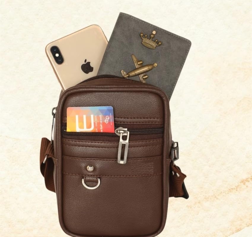 Image of SVELTE Stylish Men's Handbag Collection | Perfectly Designed Men's Sling Bags for Everyday Use, Travel, Office & Casual Style with Comfort | Durability & Modern Fashion Appeal