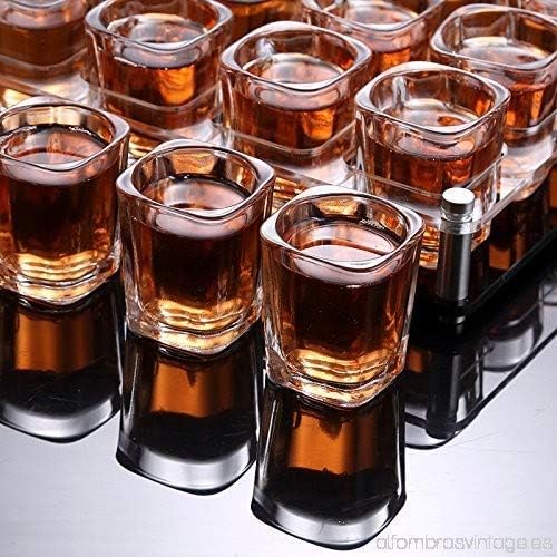 Image of WRINGO Shot Glass for Espressos, Spirits & Liquors,Whiskey, Vodka Shot, Tequila Shot, Wine Tasting, Cocktail Pour, Bar Accessory & Home Decor Parties Glasses Set of 6 (WR-09)