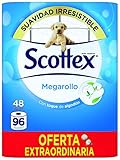 scottex original papel higiénico - 48 rollos Suavidad Irresistible Scottex Megarollo Papel Higiénico - 48 Rollos