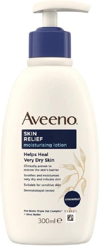 Aveeno Multibuy 3X Skin Relief Moisturising Lotion With Shea Butter - 300Ml