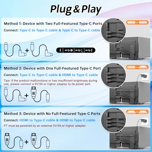 Image of Teamgee Laptop Screen Extender, 15.6 inch Ultra-Slim FHD Portable Monitor, Plug & Play Triple Display for Travel, Work, and Gaming, Compatible for Mac /Windows /Android /Dex
