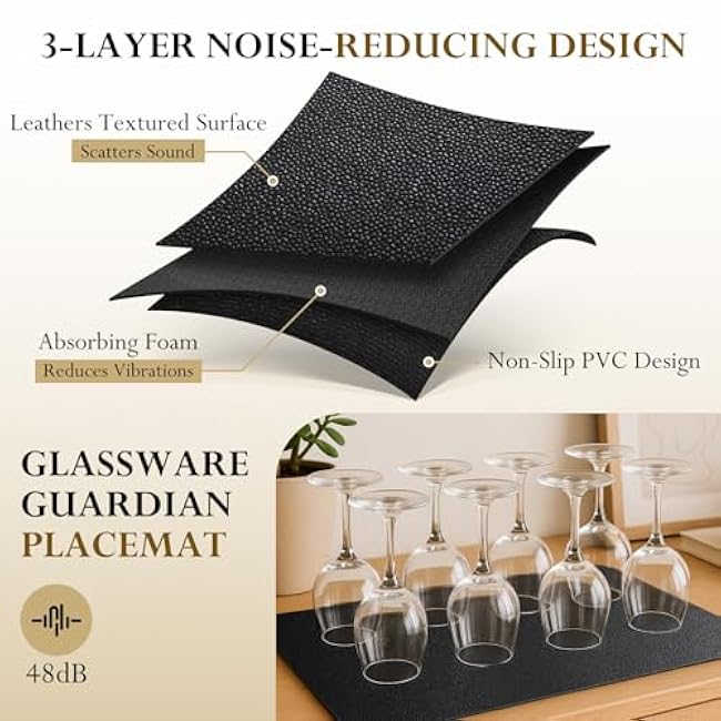 Shelf and Drawer Liner for Kitchen Cabinets, Non-Slip, Waterproof & Oil-Proof, No Curling Thickened Mat for Pantry, Dresser, Bathroom 11.8 W x59 L,Black