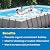 In The Swim Sodium Dichlor Chlorine Shock Granules for Sanitizing Swimming Pools – Fast Dissolving, pH Balanced Sanitizer - 56% Available Chlorine, 99% Sodium-Dichlor – 25 Pound