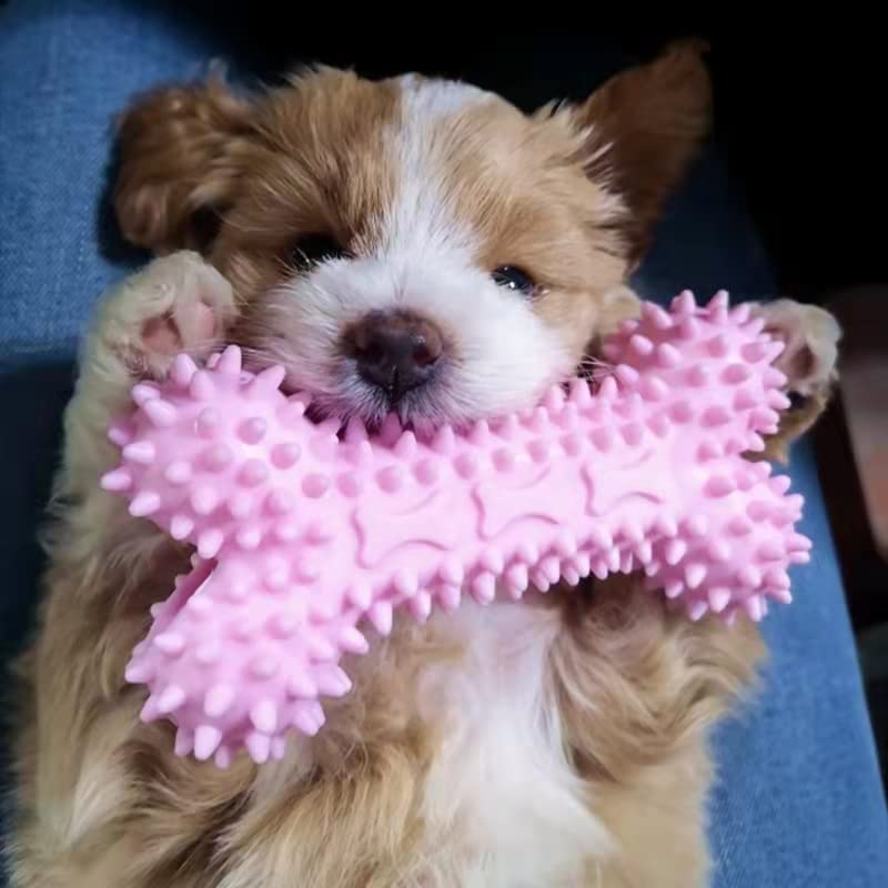 CAMITER Dog Chew Toys, 7pcs Dog Puppies Teething Chewing Toy Set with Ball and Colorful Ropes, Interactive Pet Toys for Small and Medium Dogs ()