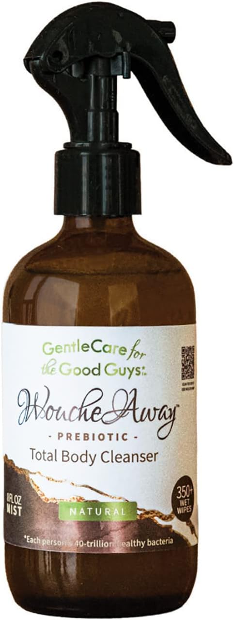 Wild and Pure & EWG Verified All-Natural EcoBalance Cleanser 8 Oz Body Spray | pH Balanced & Microbiome-Friendly | No-Rinse Body Wash