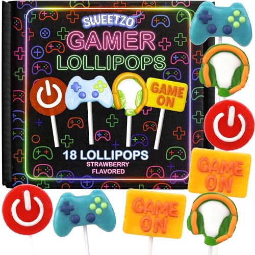Gamer Lollipops Video Game Candy Party Favors 18 Count