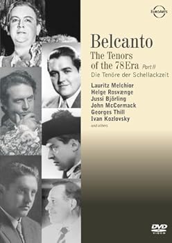 DVD Belcanto: Tenors of the 78 Era Part 2 Book