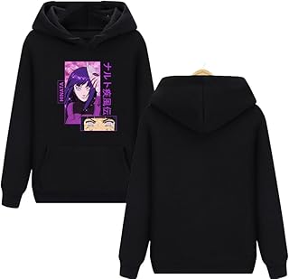 سويت شيرت بغطاء للرأس بتصميم مسلسل ديمون سلاير للبنات 1, أسود, M، قطن