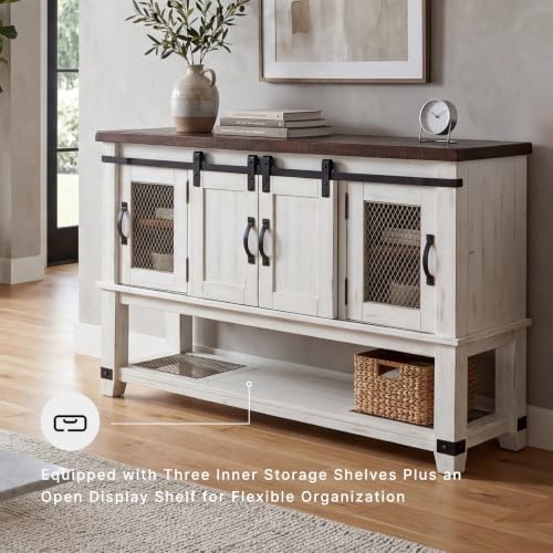 Signature Design by Ashley Valebeck Buffet Sideboard, Farmhouse Coffee Bar - image 2