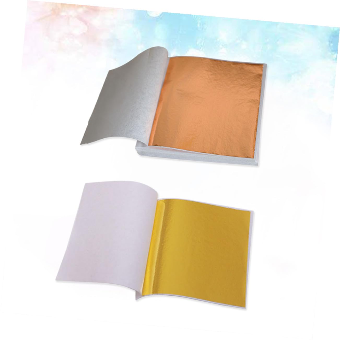 400blätter Imitationsgoldfolie Für Basteln Und Gold Und Roségold Für Kunstprojekte Dekoration Und Vergoldung