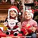 4E's Novelty Animated Santa Claus Plush, Makes Gas Sound, Talking Christmas Bear Plush Toys for Kids 8