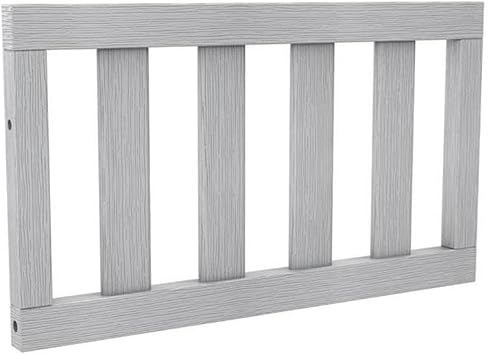 Little Seeds Finch Toddler Rail, Conversion Kit for Crib, Rustic Gray