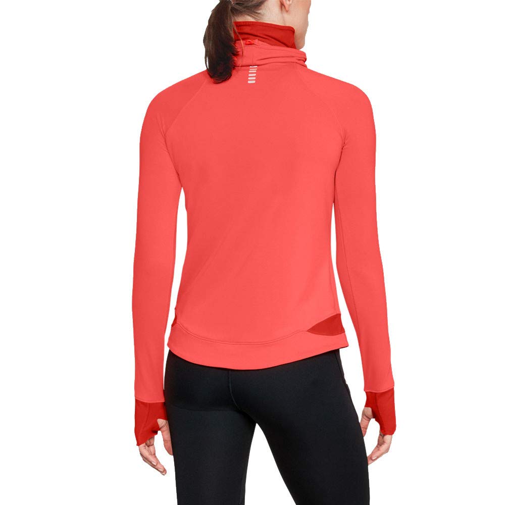 Under Armour, Coldgear Reactor Run Funnel, Top Termico, Donna