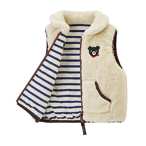 63-5701-495 Double Bee Vest, Boa, Cold Protection, Reversible for Boys, Girls, Baby, Kids, Children's Clothing 5