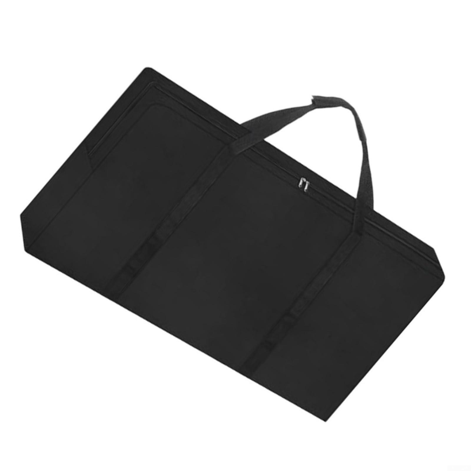 DJ Booth Bolsa de transporte impermeable Oxford caja de almacenamiento para DJ Stand Table Booth 120x58x13cm a prueba de polvo resistente a los arañazos negro