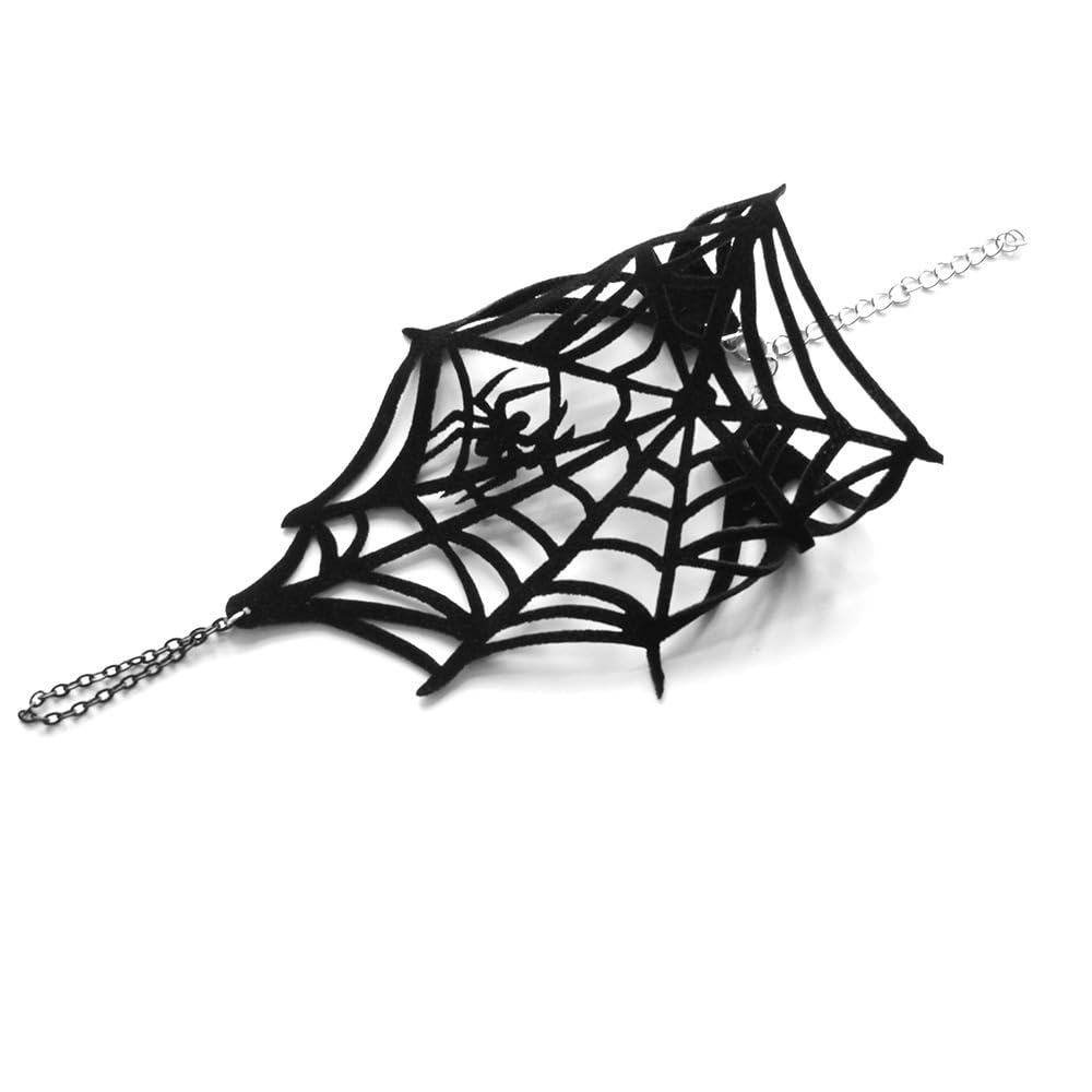 DICHENGSHUNHalloween Dark Gothic Women's Ring Link-Bracelets Easy to Wear Suitable for Masquerade Parties or Cosplay