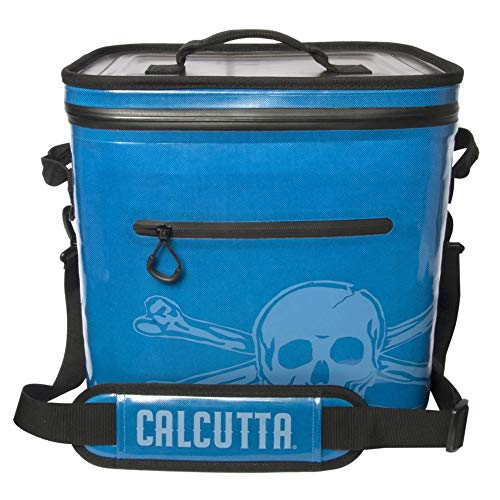 Calcutta Outdoors Renegade Blue 7 Liter Soft Cooler | Insulated Portable Travel Bag | Waterproof Zipper | Wide Opening Top | Sweat Proof Design | Tear Resistant Skin