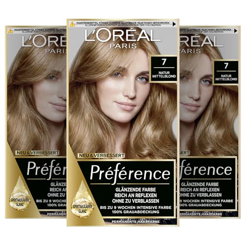 L'Oréal Paris Préférence coloración, set de coloración de 3 unidades