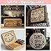 WEBEEDY 3 Pcs Coffee Time Furniture Transfer Stickers Wall Decals,11.8x5.9'' Peel and Stick Wallpaper Murals with Scraper, DIY Timeless Designs Wall Stickers Window Art for Living Room Home Decor
