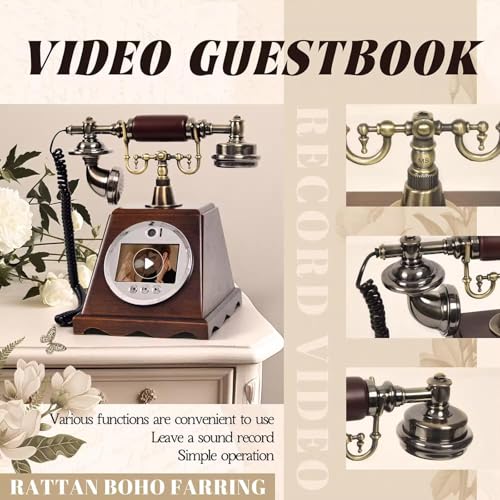 Libro de visitas con audio Creative Record B para guardar mensajes en video 2K 5
