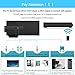 Portable Soundbar for TV/PC, Outdoor/Indoor Wired & Wireless Bluetooth 5.0 Speaker with Remote Control and Coax Cable, 2X5W Mini Home Theater Sound bar with Built-in Subwoofers for Projector (Updated)