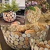 BYHER Natural Wood Slices for Crafts, 1.2"-2.5" Mini Assorted Unfinished Wood Tree Bark Round Log Discs for Arts & Crafts Christmas Ornaments Wedding Centerpieces (Assorted Size - 8OZ) #4