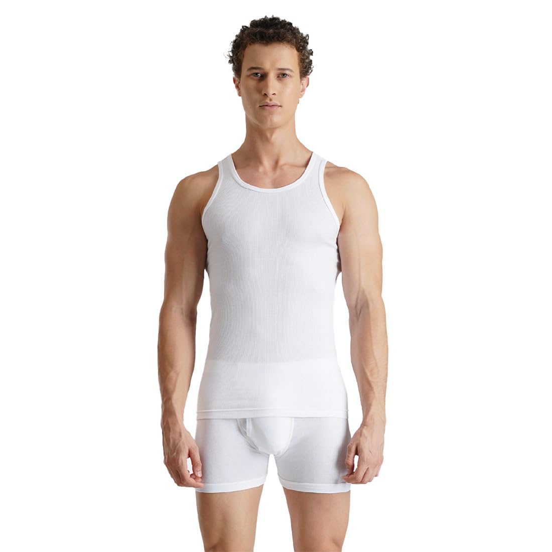french connection Men's Solid Regular Fit Undershirt-picture-41