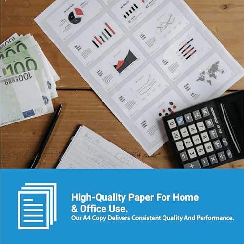 JriA Premium A4 Printer Paper, 80gsm, 500 Sheets (1 Ream), White, Smooth, Multipurpose, A4 Size - Image 6