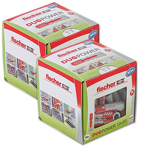 Preisvergleich Produktbild Gardopia Sparpaket: Fischer Universaldübel Duopower 10x50 LD 2x 50 Stück