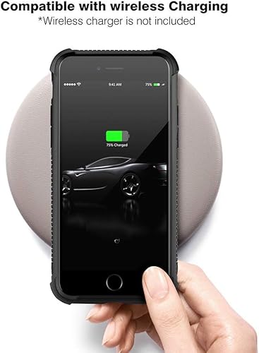 Miniatura 7 de Carcasa para iPhone 8 Plus, 9H de cristal templado para iPhone 7 Plus, para hombres y niños, diseño de patrón fresco a prueba de golpes,