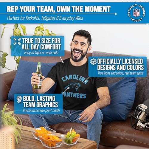 Image of NFL Gameday Cotton Blend T-Shirt for Men and Women - Licensed