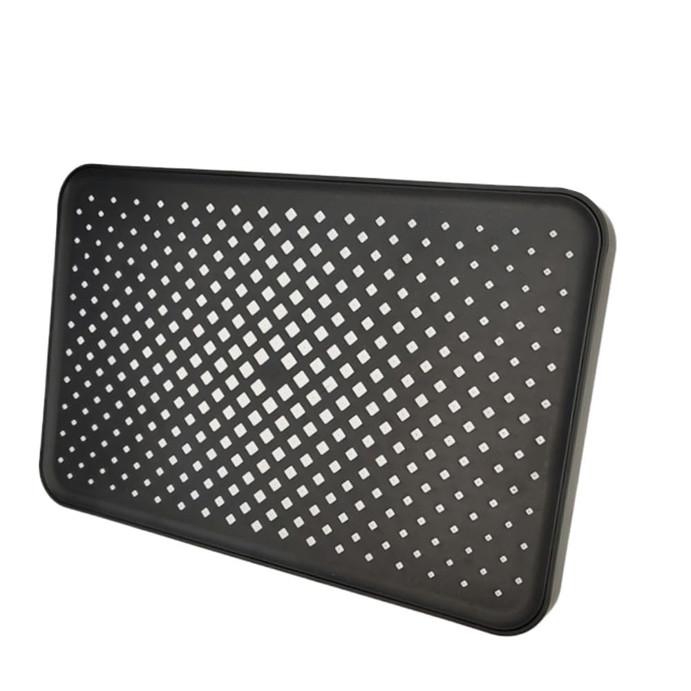 Pommeau de douche à effet pluie de 30 cm noir mat et ses 3 modes de jet haute pression