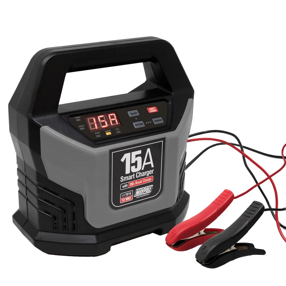 Maypole 7215 15A 12V Electronic Smart Charger