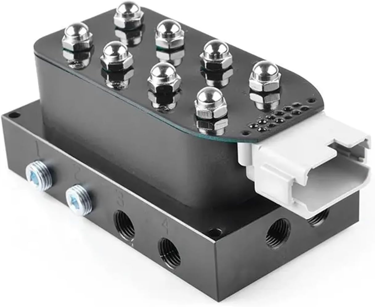 N60R-Universal 12V Solenoid Valveblock Air Ride Suspension Manifold Valve Kit Uv4for Auto Fast Control